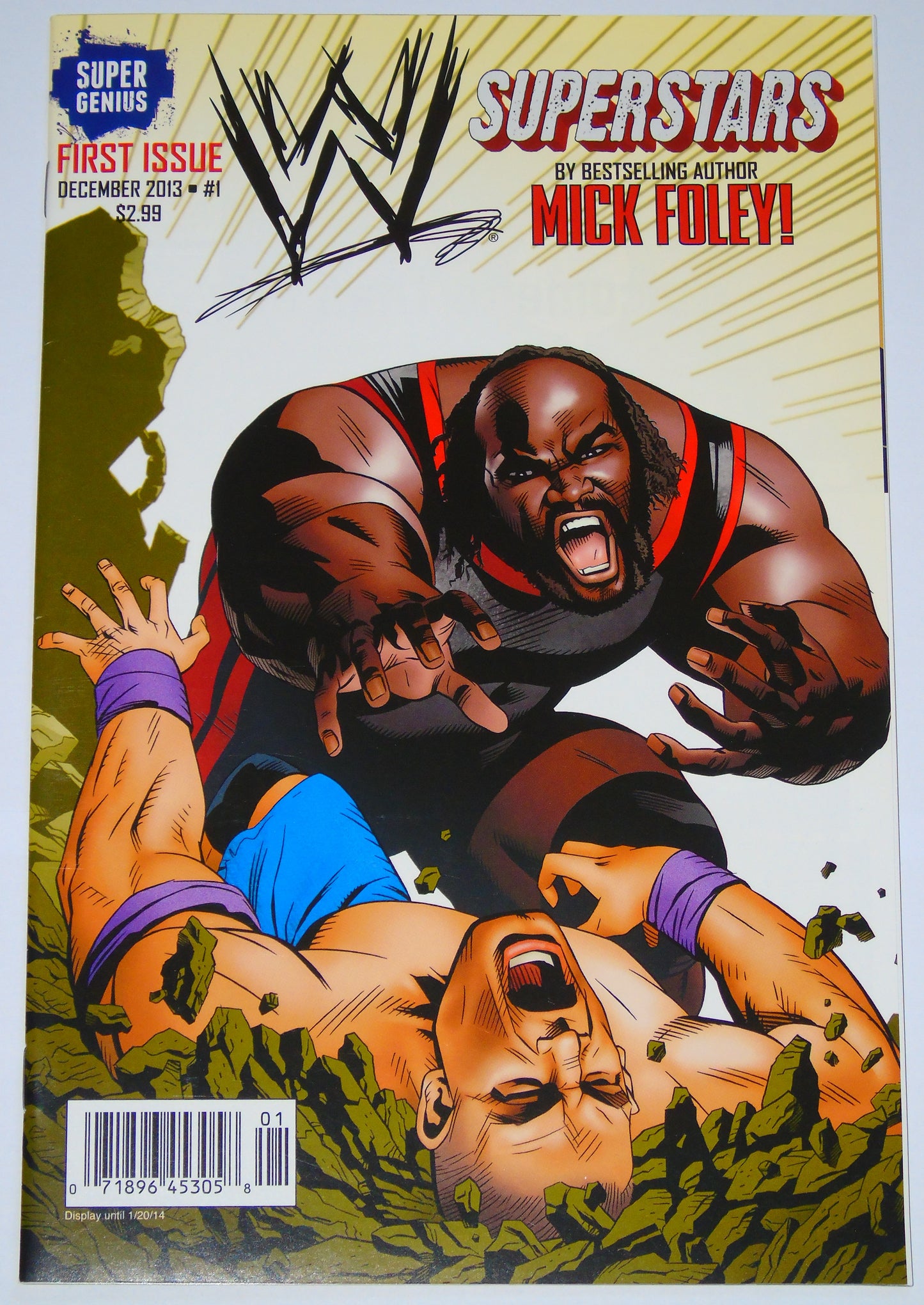 WWE Superstars First Issue 1 Super Genius Wrestling Comic