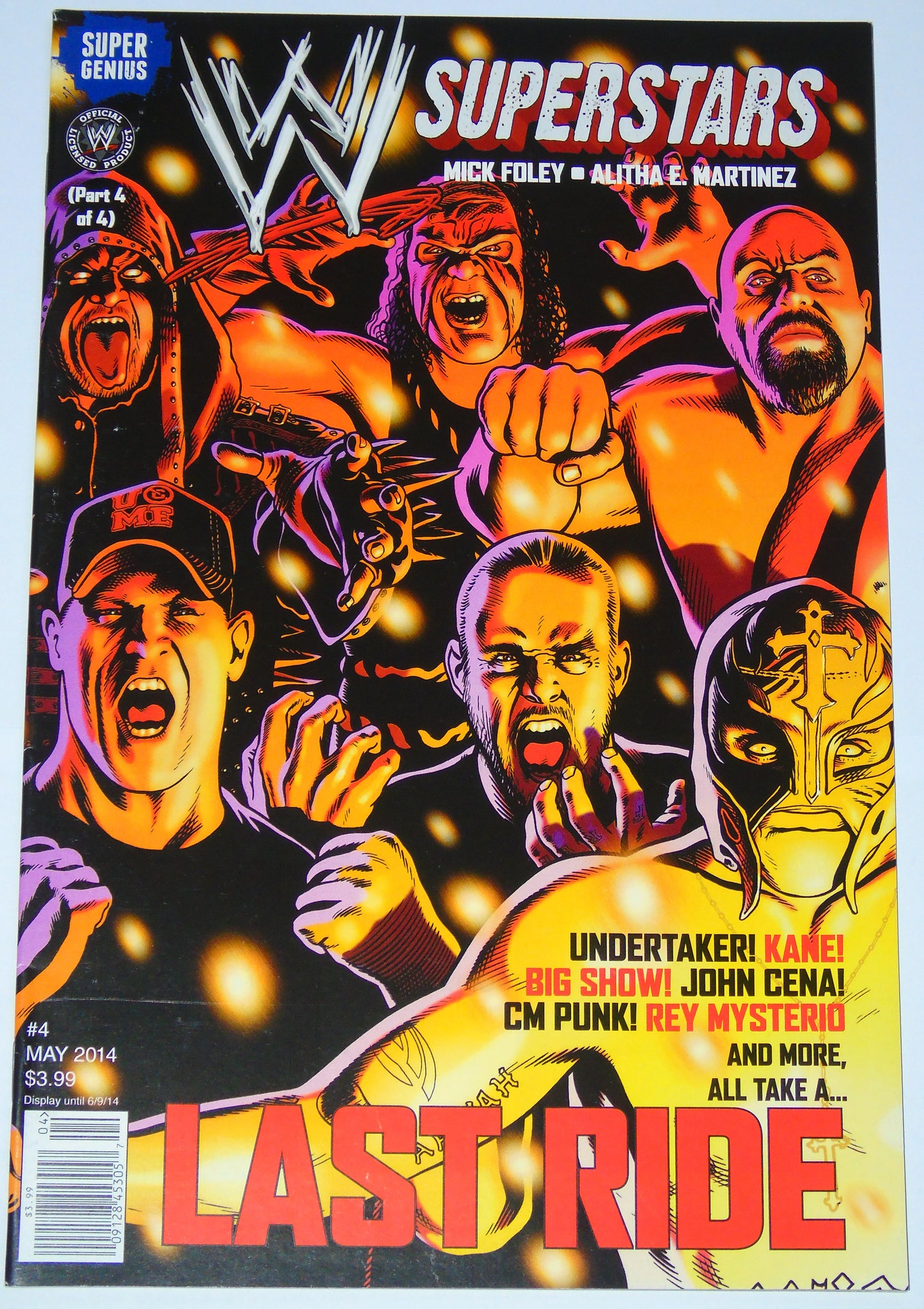 WWE Superstars Issue 4 Super Genius Wrestling Comic