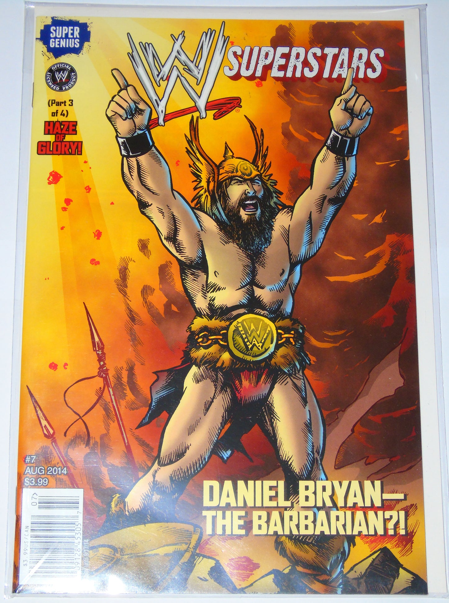 WWE Superstars Haze Of Glory Super Genius Wrestling Comic Set Issues 1-4