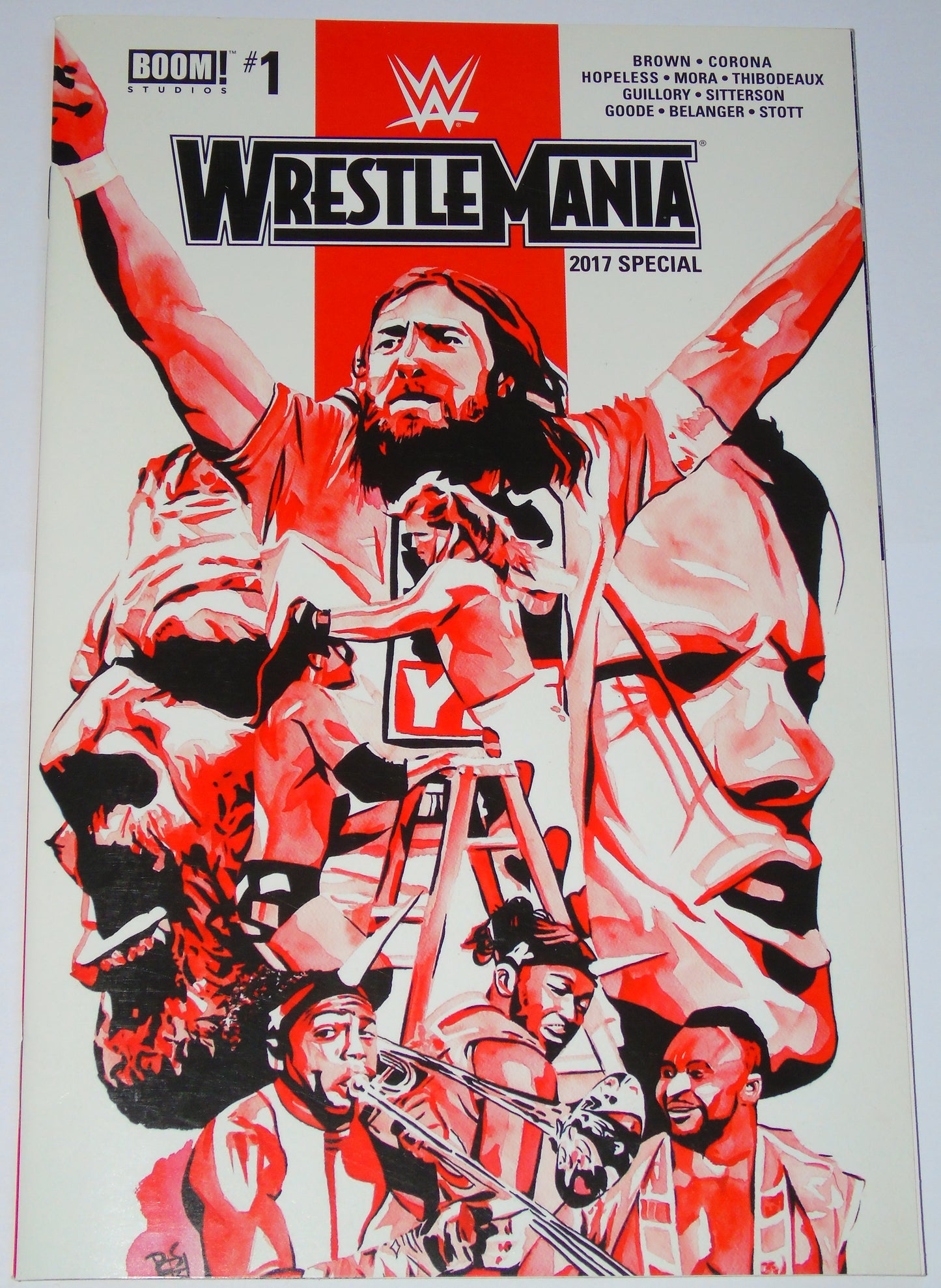 WWE Wrestling BOOM! Studios Wrestlemania 2017 Issue 1 Comic