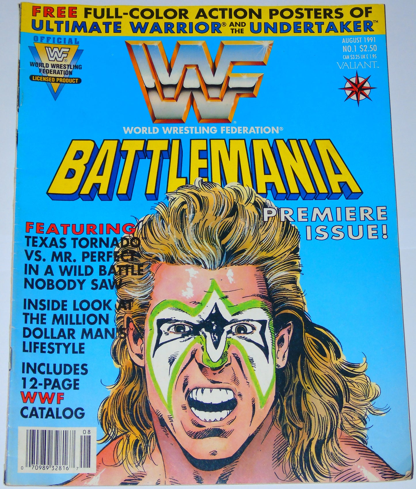 WWF Wrestling Battlemania Comic Complete Set Issues 1-5 All Complete With Posters
