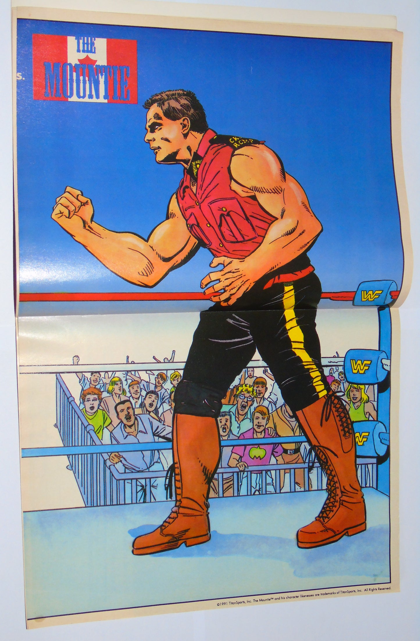 WWF Wrestling Battlemania Comic Complete Set Issues 1-5 All Complete With Posters
