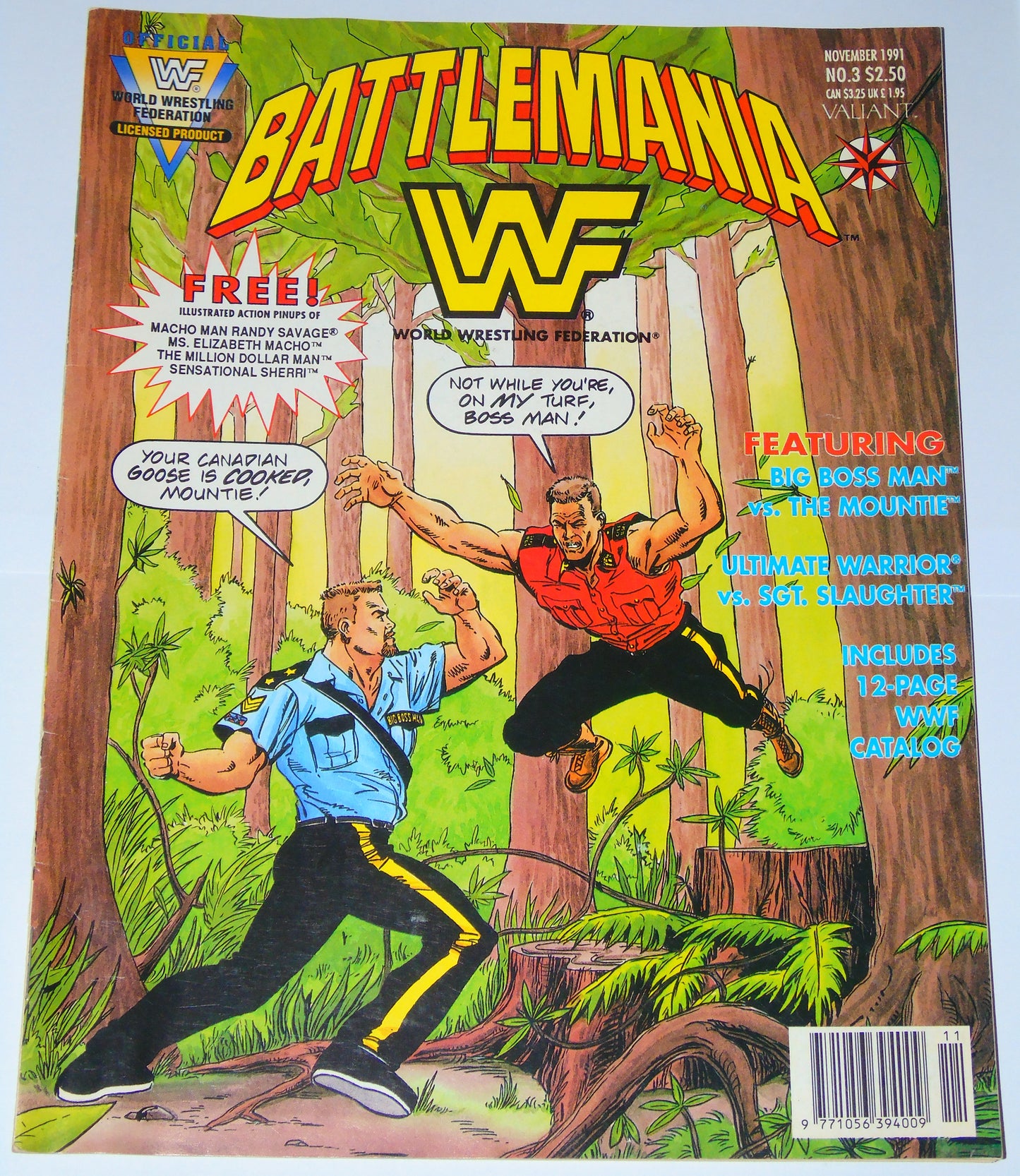 WWF Wrestling Battlemania Comic Complete Set Issues 1-5 All Complete With Posters