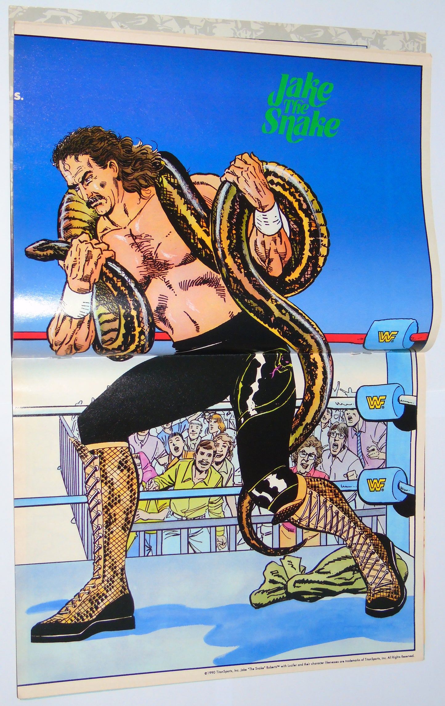 WWF Wrestling Battlemania Comic Complete Set Issues 1-5 All Complete With Posters