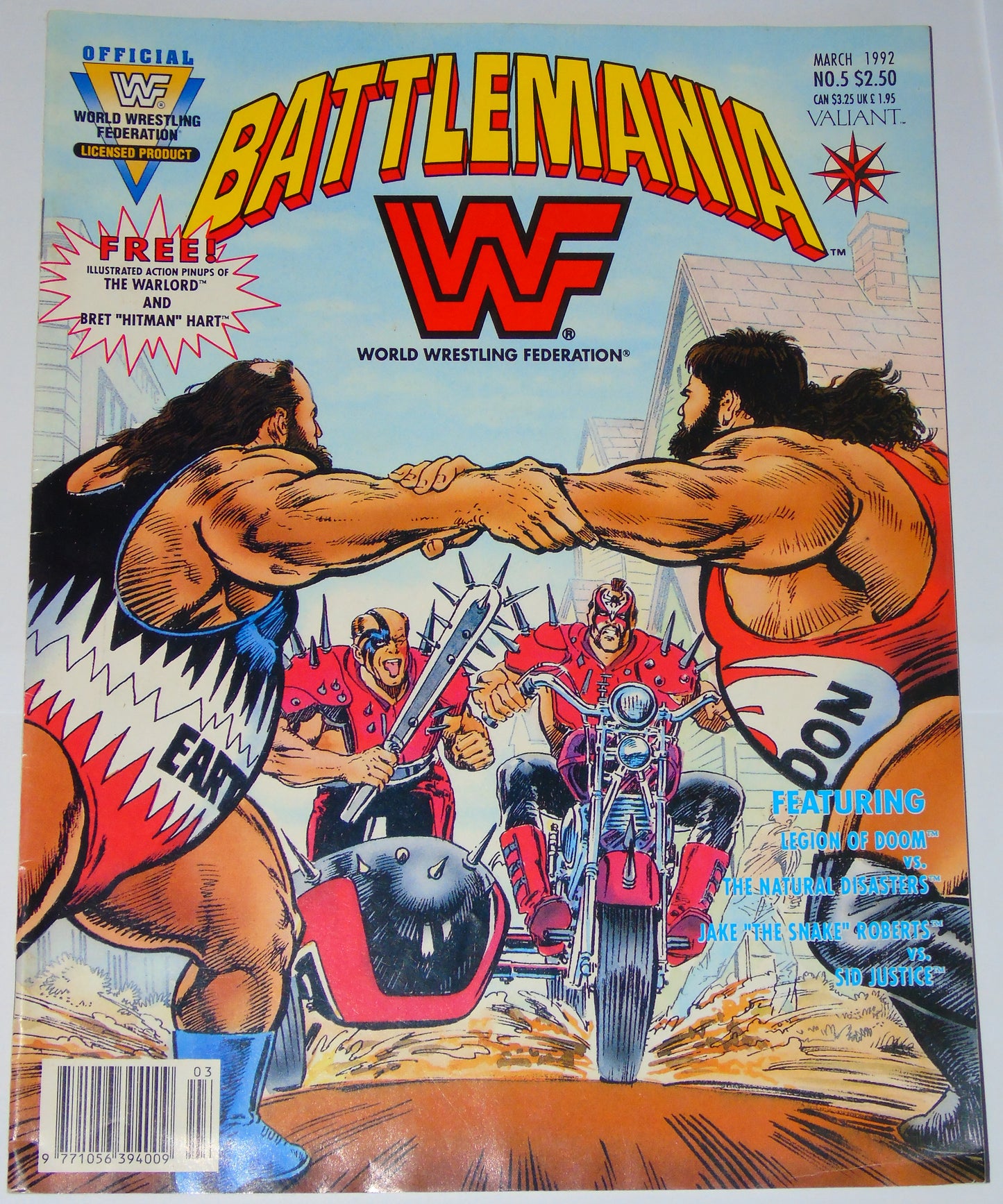 WWF Wrestling Battlemania Comic Complete Set Issues 1-5 All Complete With Posters