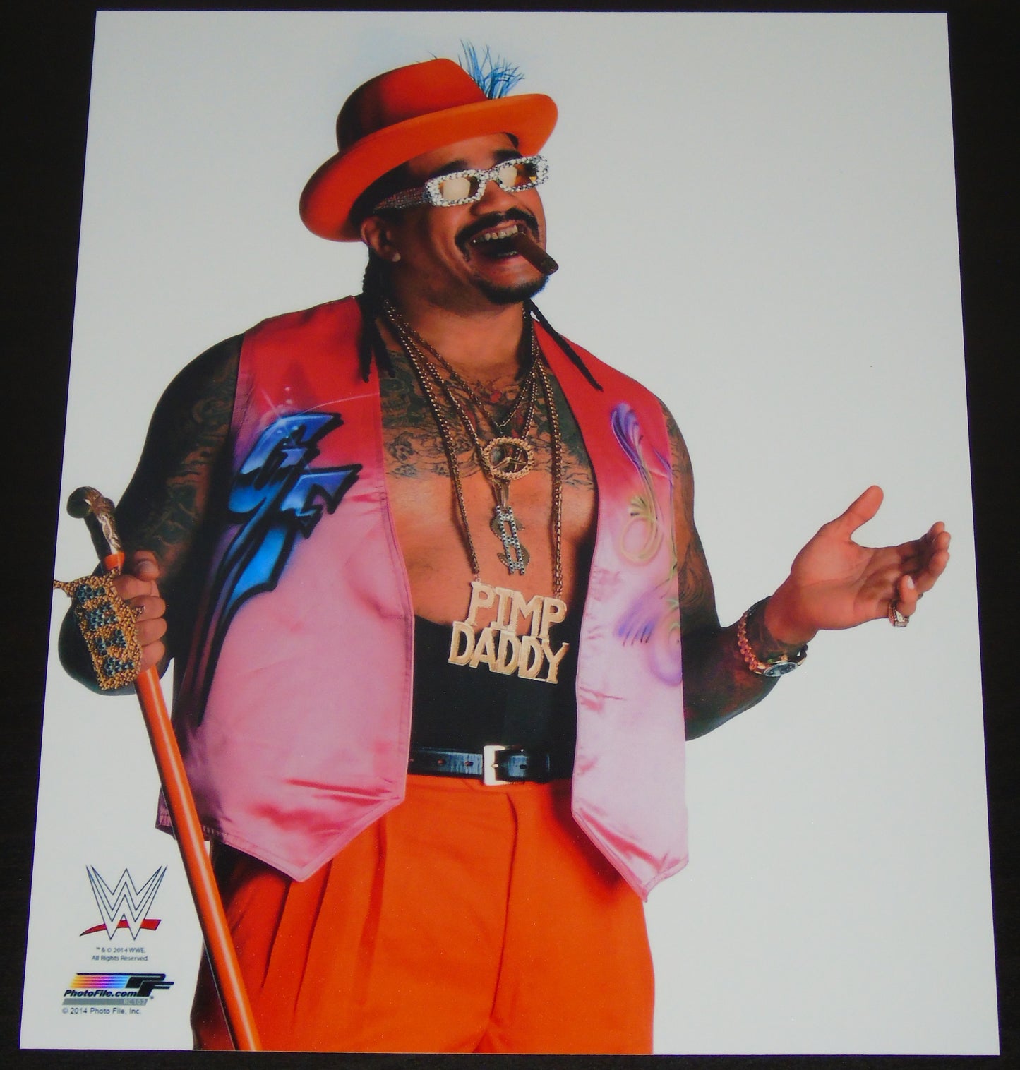 The Godfather Charles Wright WWE Print of original 8"x10" Photofile