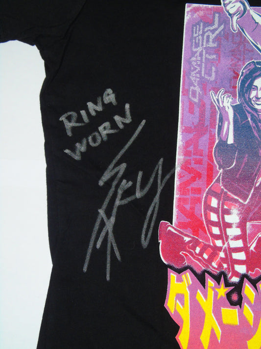 Iyo Sky Ring Worn & Signed Damage CTRL WWE Wrestling T-Shirt