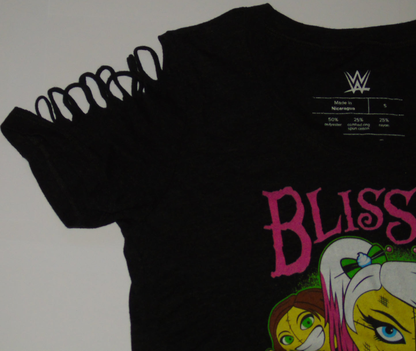 Custom Designed Ring Worn & Signed Nikki Cross WWE T-Shirt