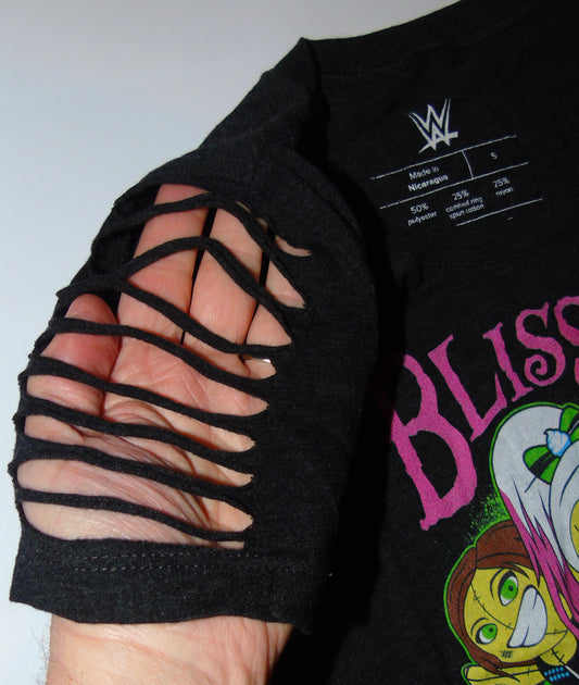 Custom Designed Ring Worn & Signed Nikki Cross WWE T-Shirt