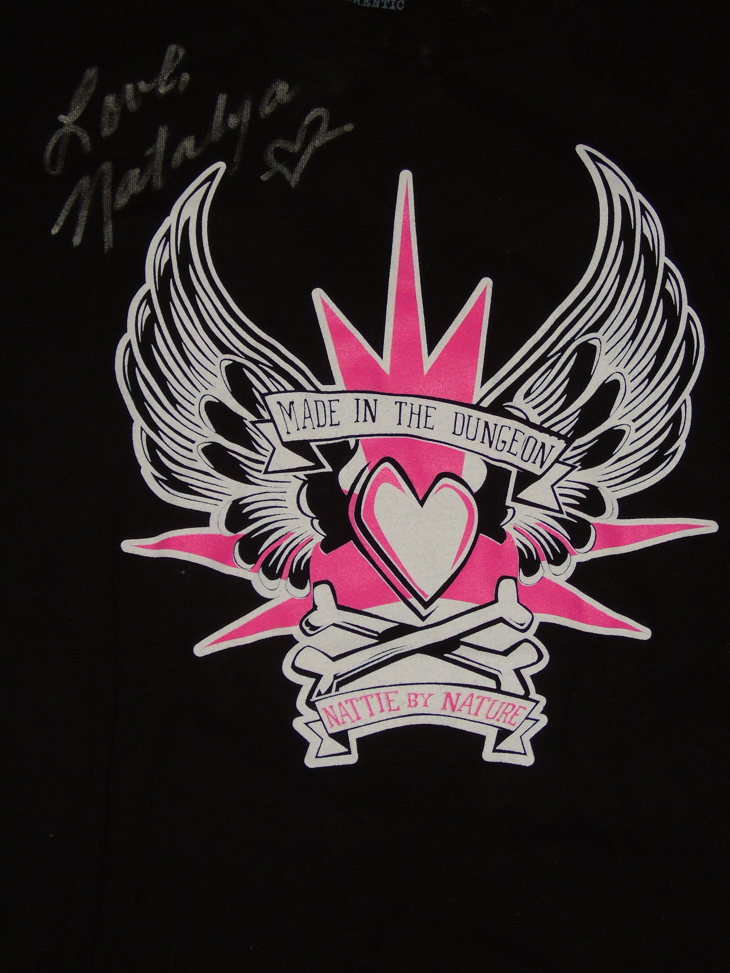 Natalya Ring Worn & Signed WWE Wrestling T-Shirt