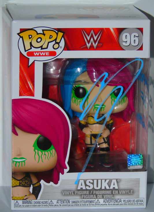 Asuka Signed WWE Wrestling Funko Pop Vinyl Figure