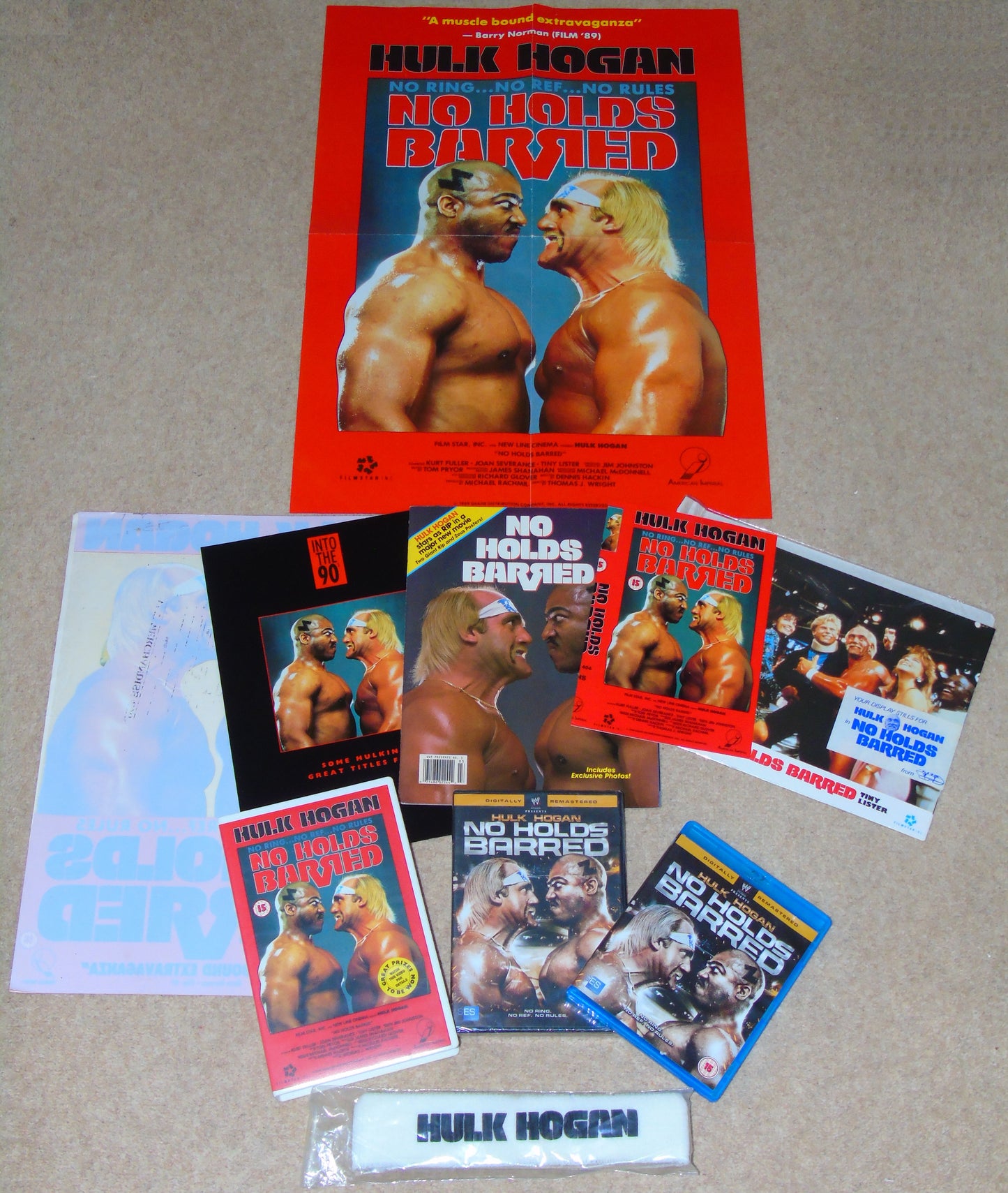 Rare No Holds Barred WWF WWE Wrestling Official Movie Press Kit