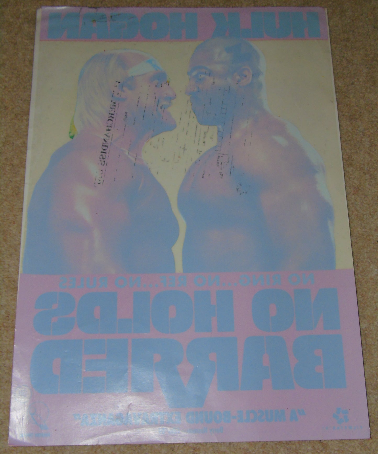 Rare No Holds Barred WWF WWE Wrestling Official Movie Press Kit