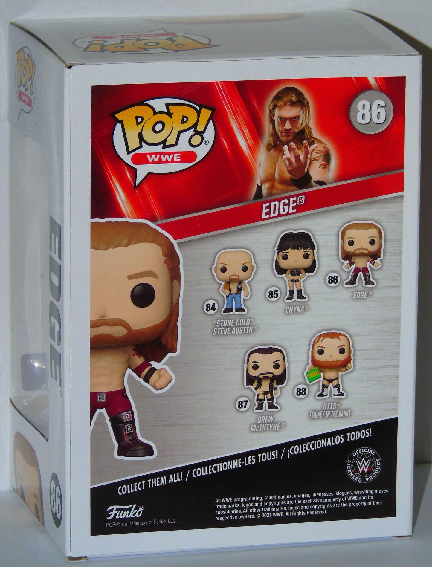 Edge WWE Funko Pop! Vinyl Signed Figure