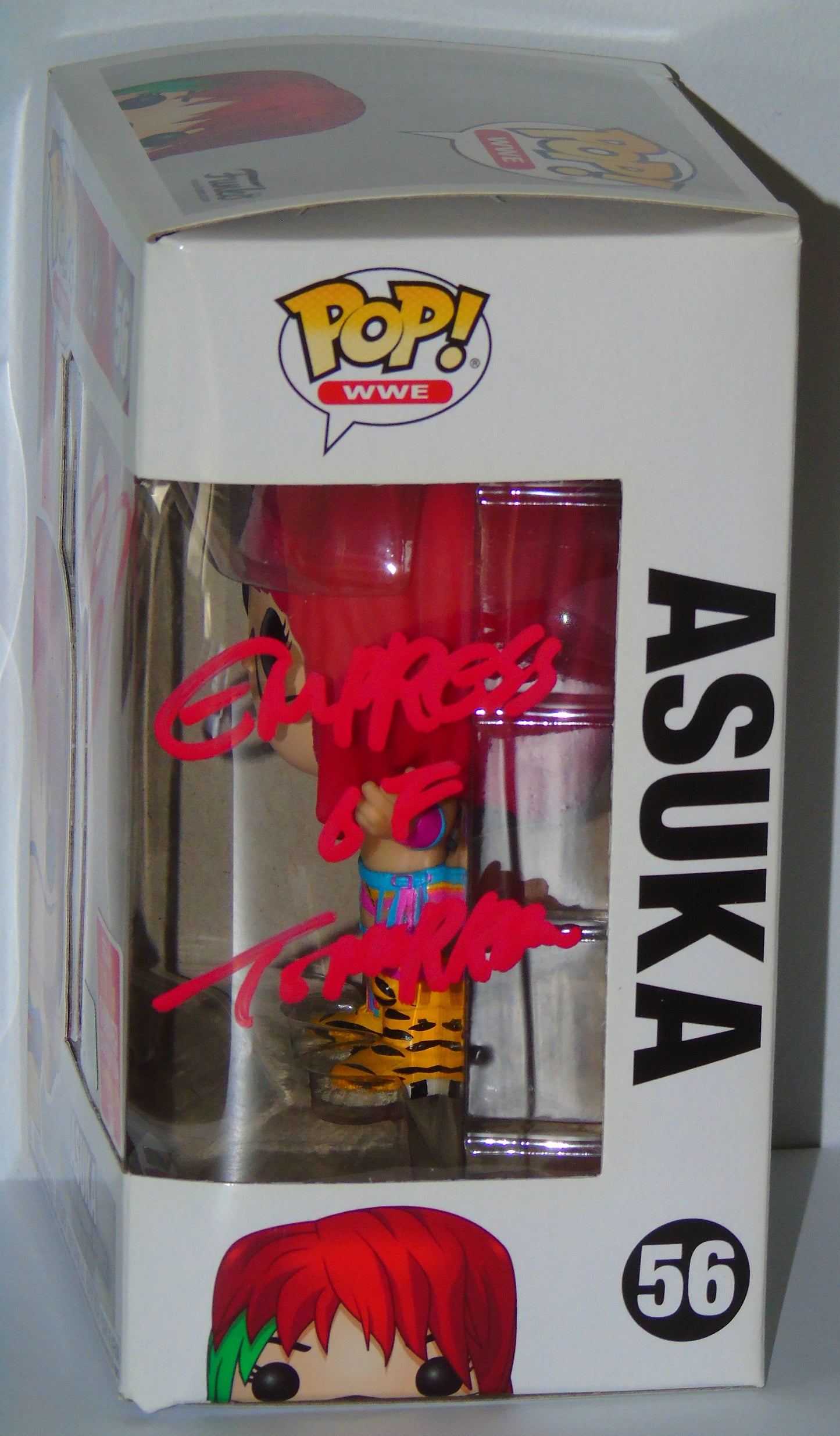 Asuka WWE Funko Pop! Vinyl Signed Figure 2018 Summer Convention Ltd Ed