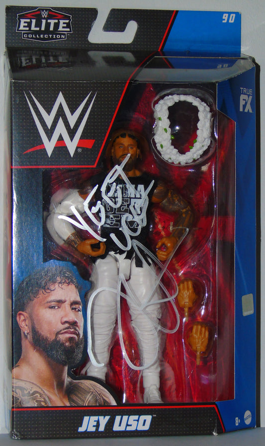 Jey Uso WWE Mattel Elite Series 90 Signed Figure