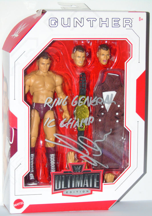 Gunther WWE Mattel Ultimate Edition Signed Figure