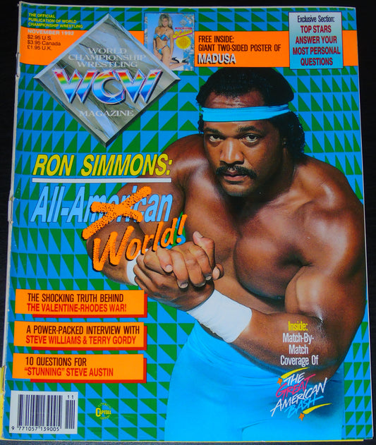 WCW Magazine November 1992