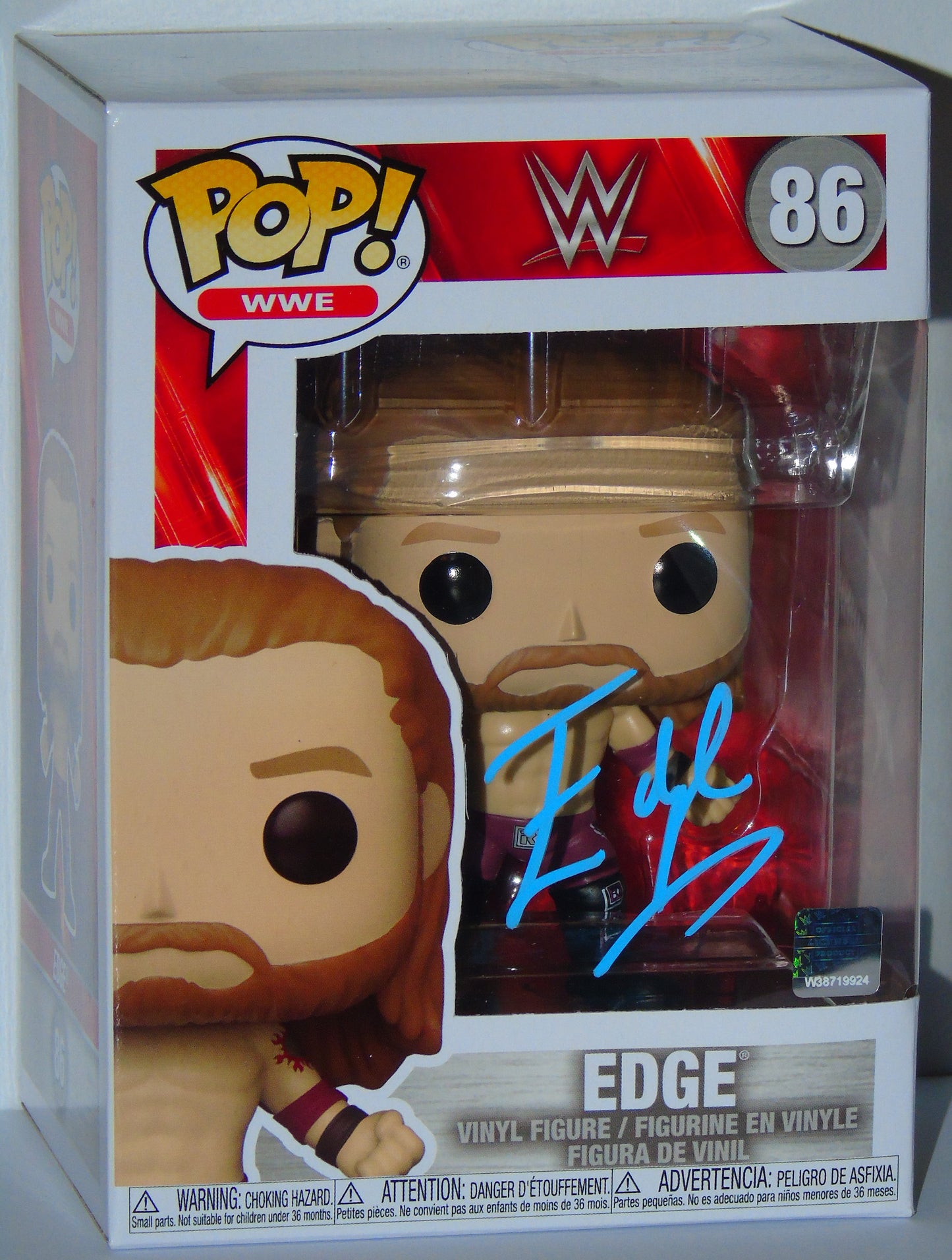 Edge WWE Funko Pop! Vinyl Signed Figure