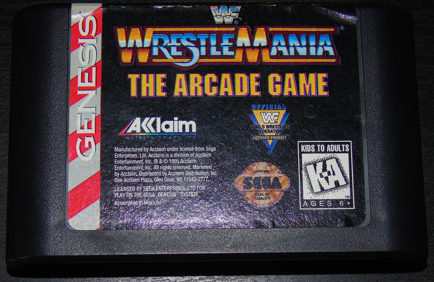 Sega Mega Drive/Genesis WWF Wrestlemania The Arcade Game