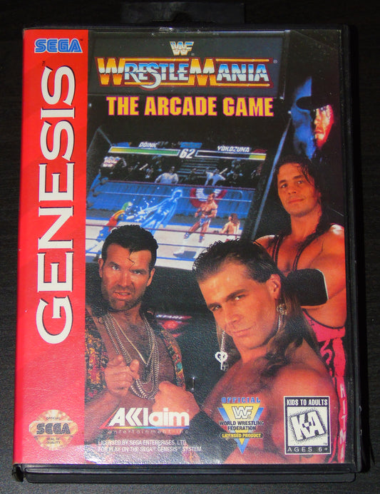 Sega Mega Drive/Genesis WWF Wrestlemania The Arcade Game