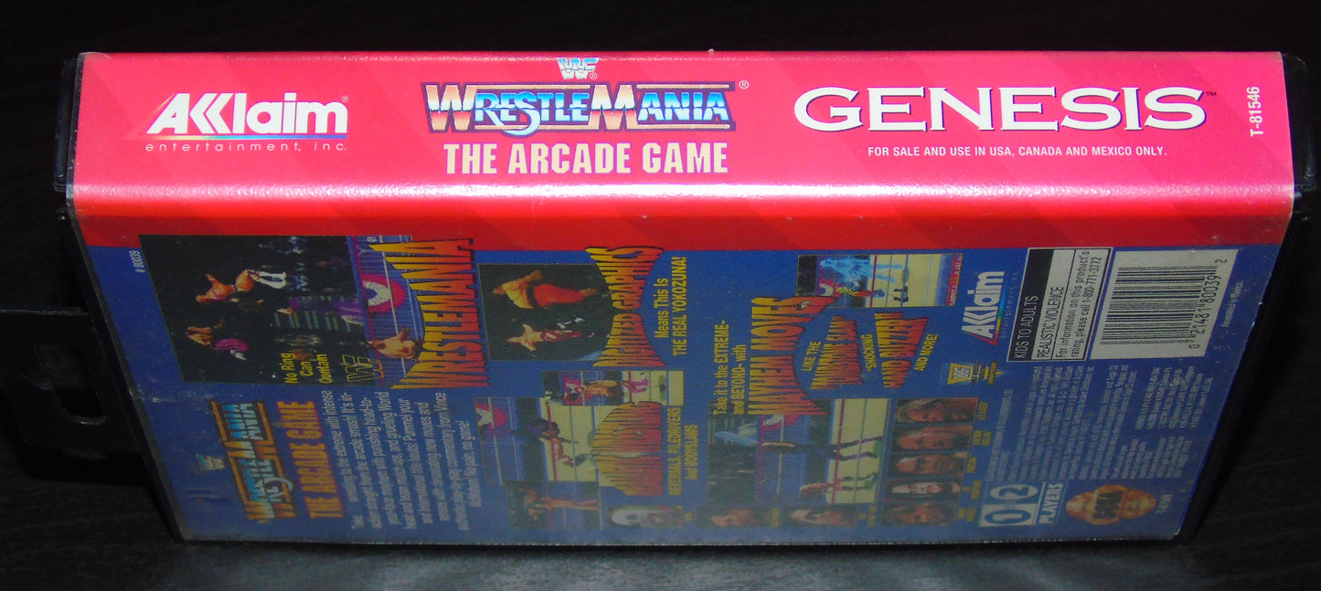 Sega Mega Drive/Genesis WWF Wrestlemania The Arcade Game