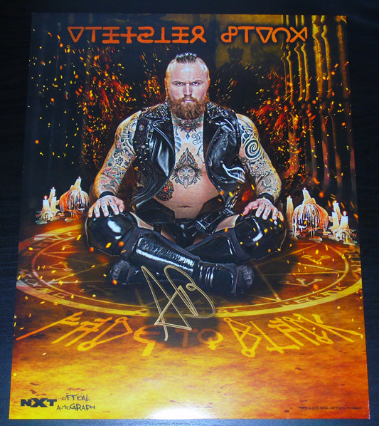 Aleister Black NXT WWE Signed Poster