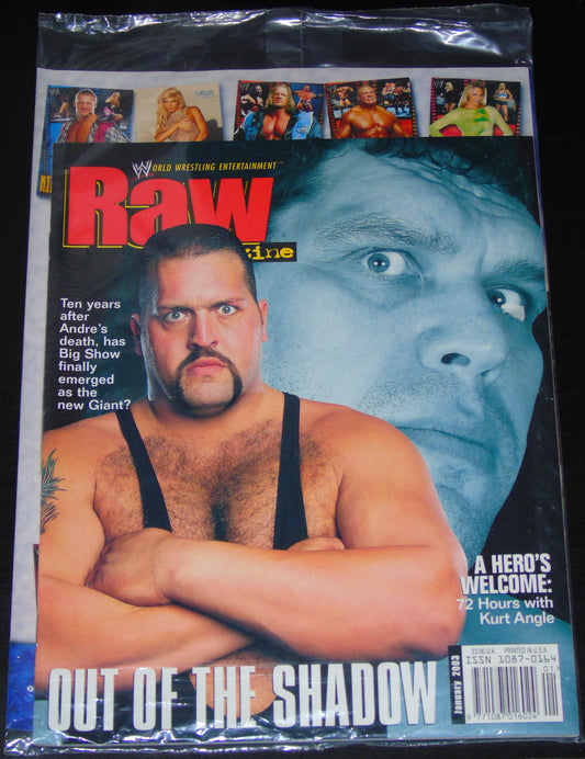 WWE Raw Magazine January 2003