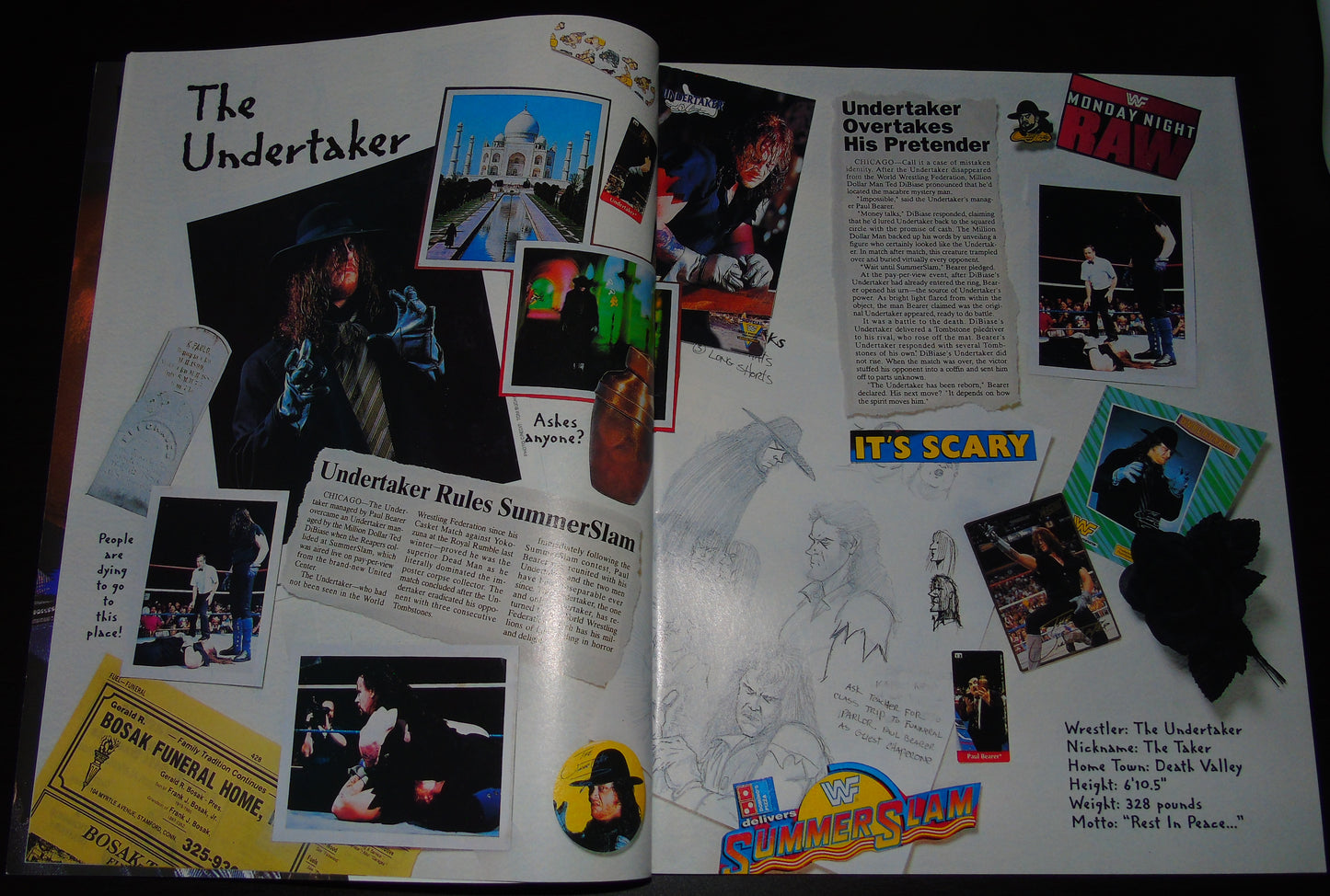 WWF Magazine 1994 The Year In Review Bodyslams & Memories