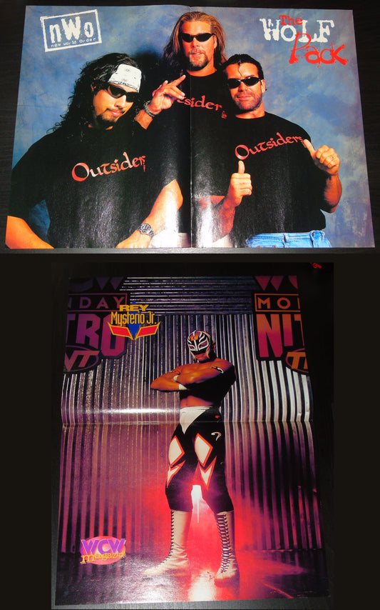 nWo & Rey Mysterio WCW Posters From December 1997 Issue 34 Magazine