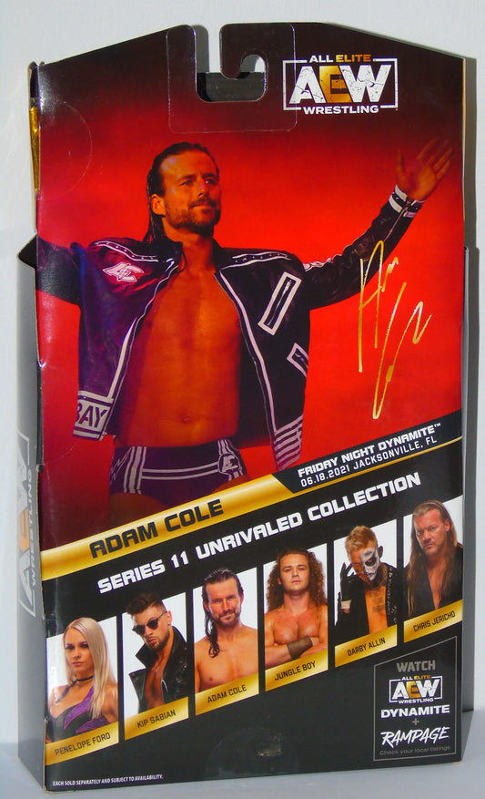 Adam Cole AEW Jazwares Unrivaled Figure Series 11
