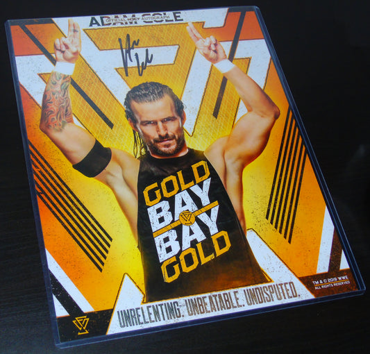 Adam Cole NXT/WWE Event Exclusive Signed Poster