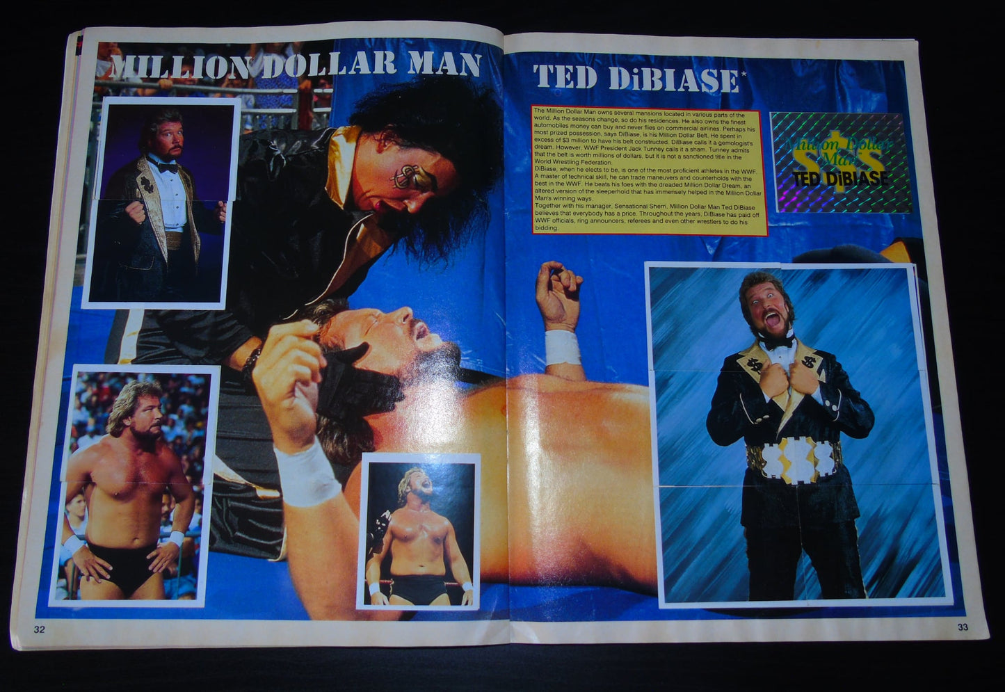 WWF Merlin Sticker Album 1991 Ccomplete