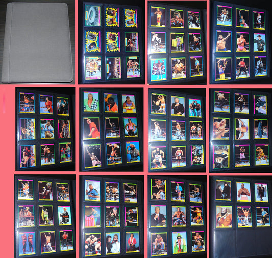 WWF WRESTLING SUMMERSLAM PART 1 MERLIN GOLD SERIES 1992 TRADING CARD COMPLETE SET