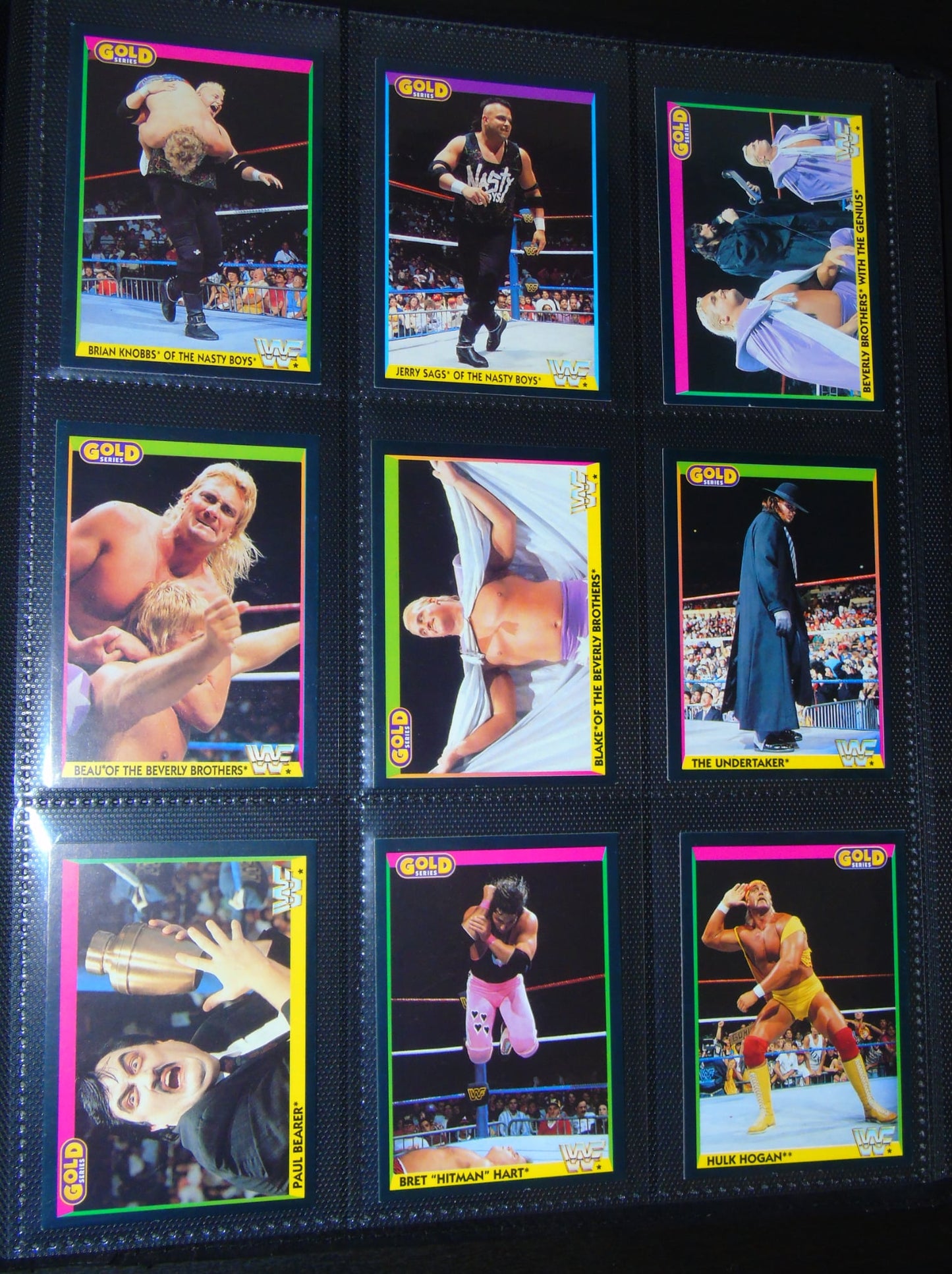 WWF WRESTLING SUMMERSLAM PART 1 MERLIN GOLD SERIES 1992 TRADING CARD COMPLETE SET