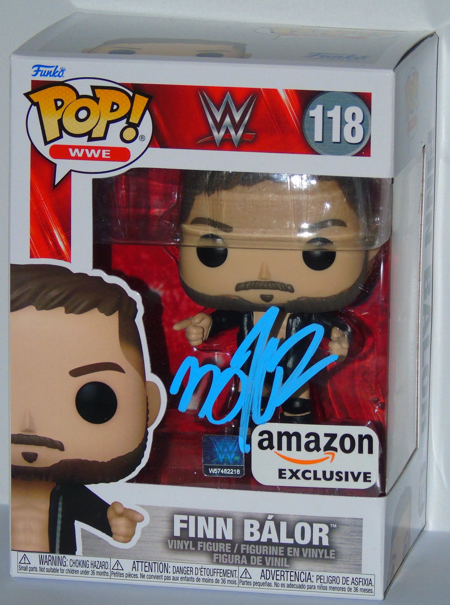 Finn Balor WWE Funko Pop! Vinyl Signed Amazon Exclusive Figure
