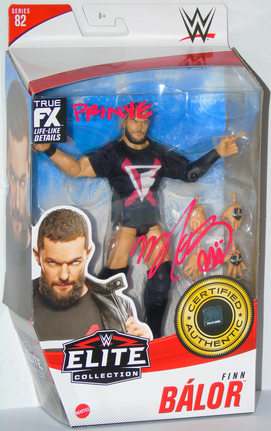 Finn Balor Signed Mattel WWE Wrestling Elite Series 82 Figure