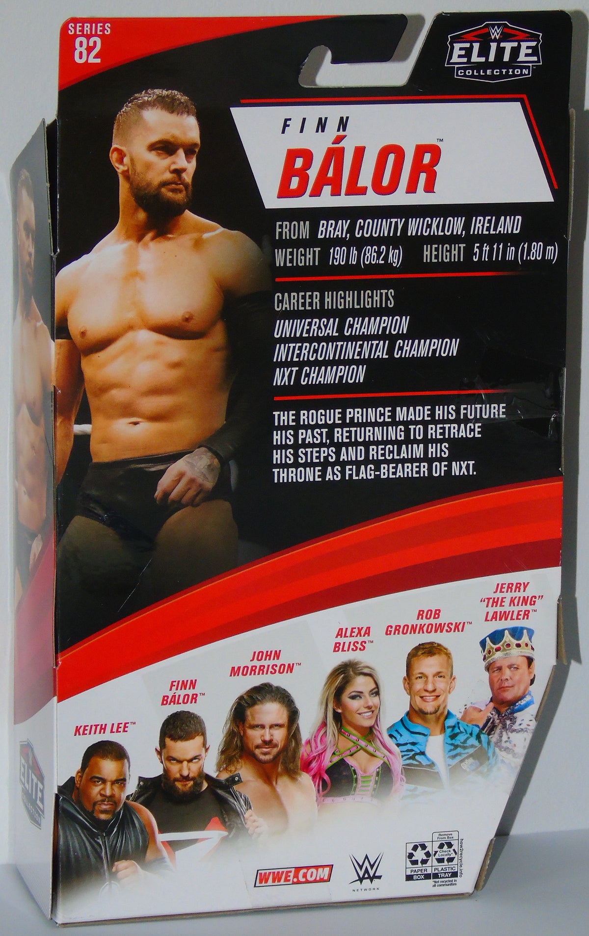 Finn Balor Signed Mattel WWE Wrestling Elite Series 82 Figure