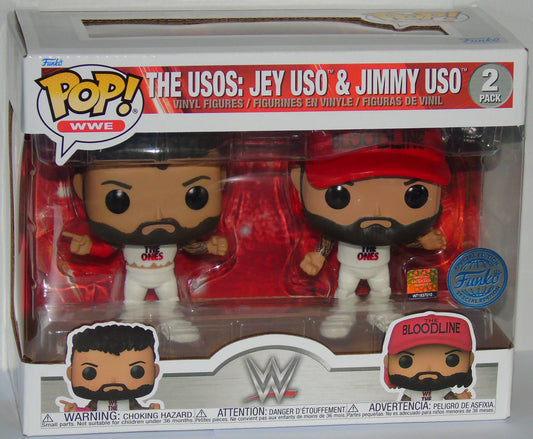 The Uso's Jey & Jimmy Uso Funko WWE Pop! Vinyl Figure Set