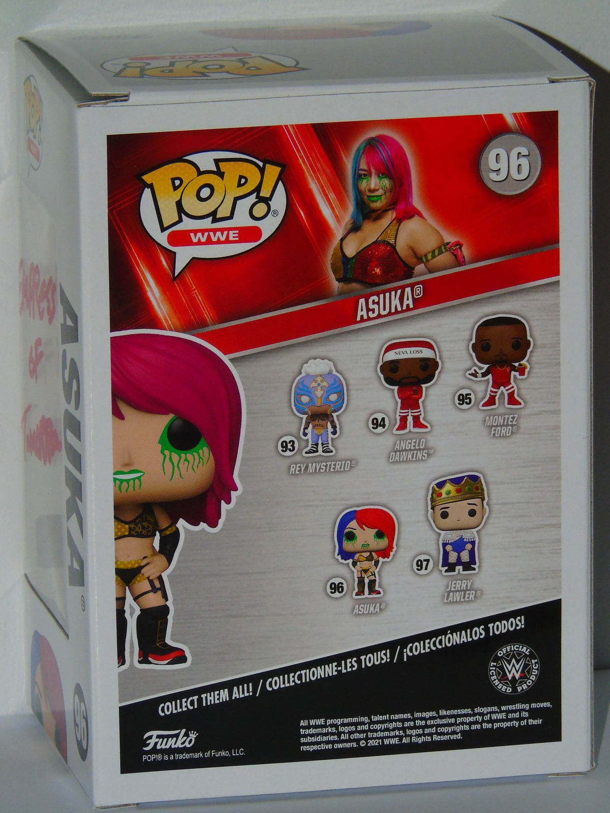 Asuka Signed WWE Wrestling Funko Pop Vinyl Collectors Figure