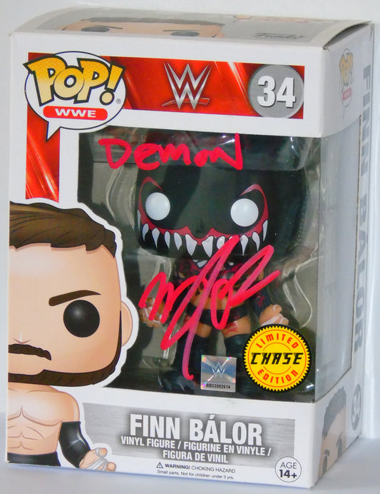 Chase Edition The Demon Finn Balor WWE Funko Pop! Vinyl Signed Figure