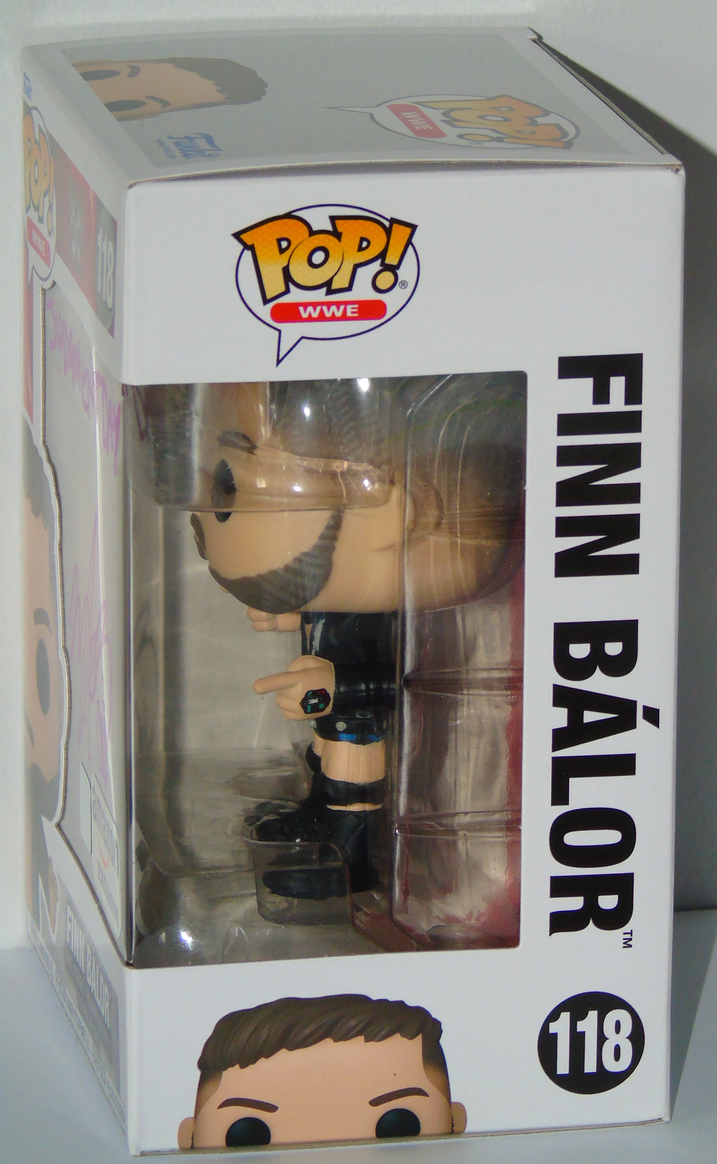 Finn Balor WWE Funko Pop! Vinyl Signed Amazon Exclusive Figure