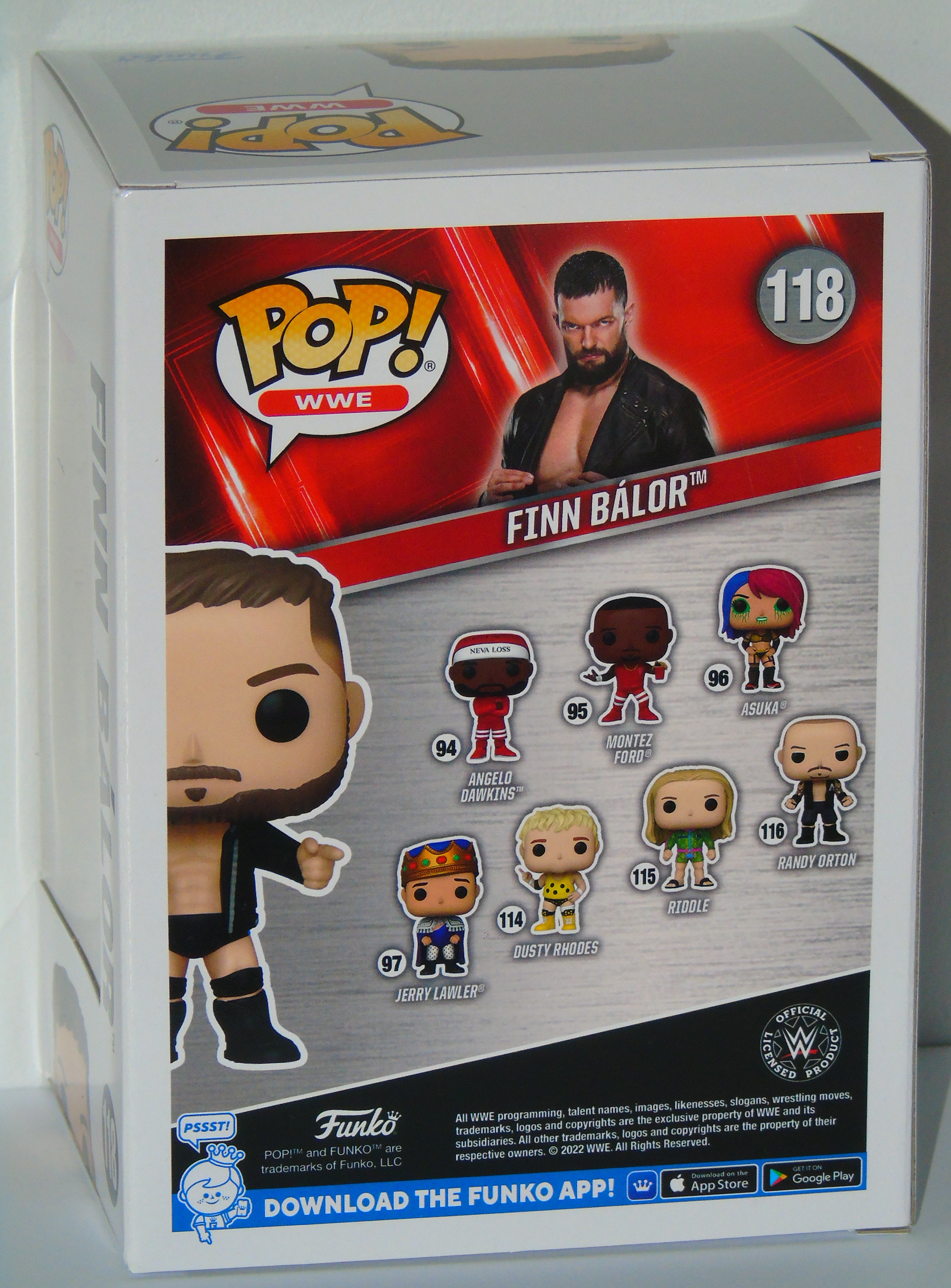 Finn Balor WWE Funko Pop! Vinyl Signed Amazon Exclusive Figure