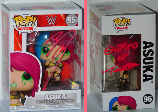 Asuka WWE Funko Pop! Vinyl Signed Figure