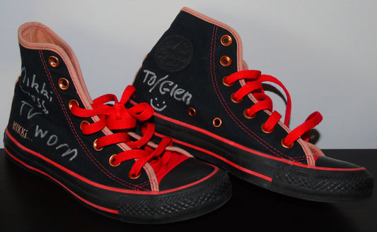 Nikki Cross TV Worn & Signed Converse Shoes