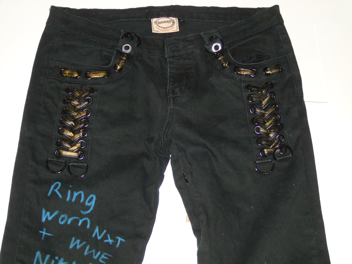 Ring Worn & Signed Nikki Cross NXT WWE Combat Trousers