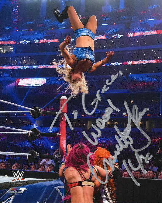 Charlotte Flair Signed WWE Photo