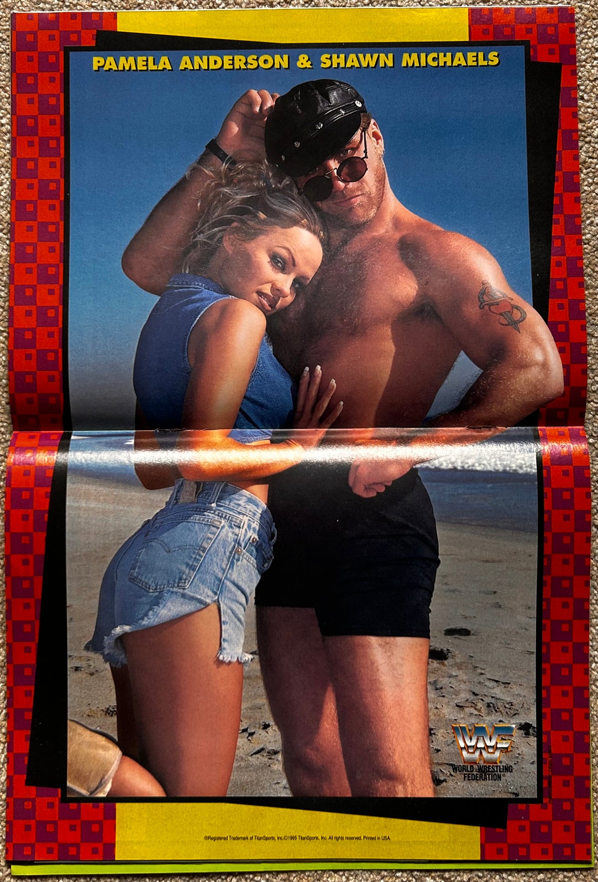 WWF Wrestling Germany Magazine April 1995 With Poster