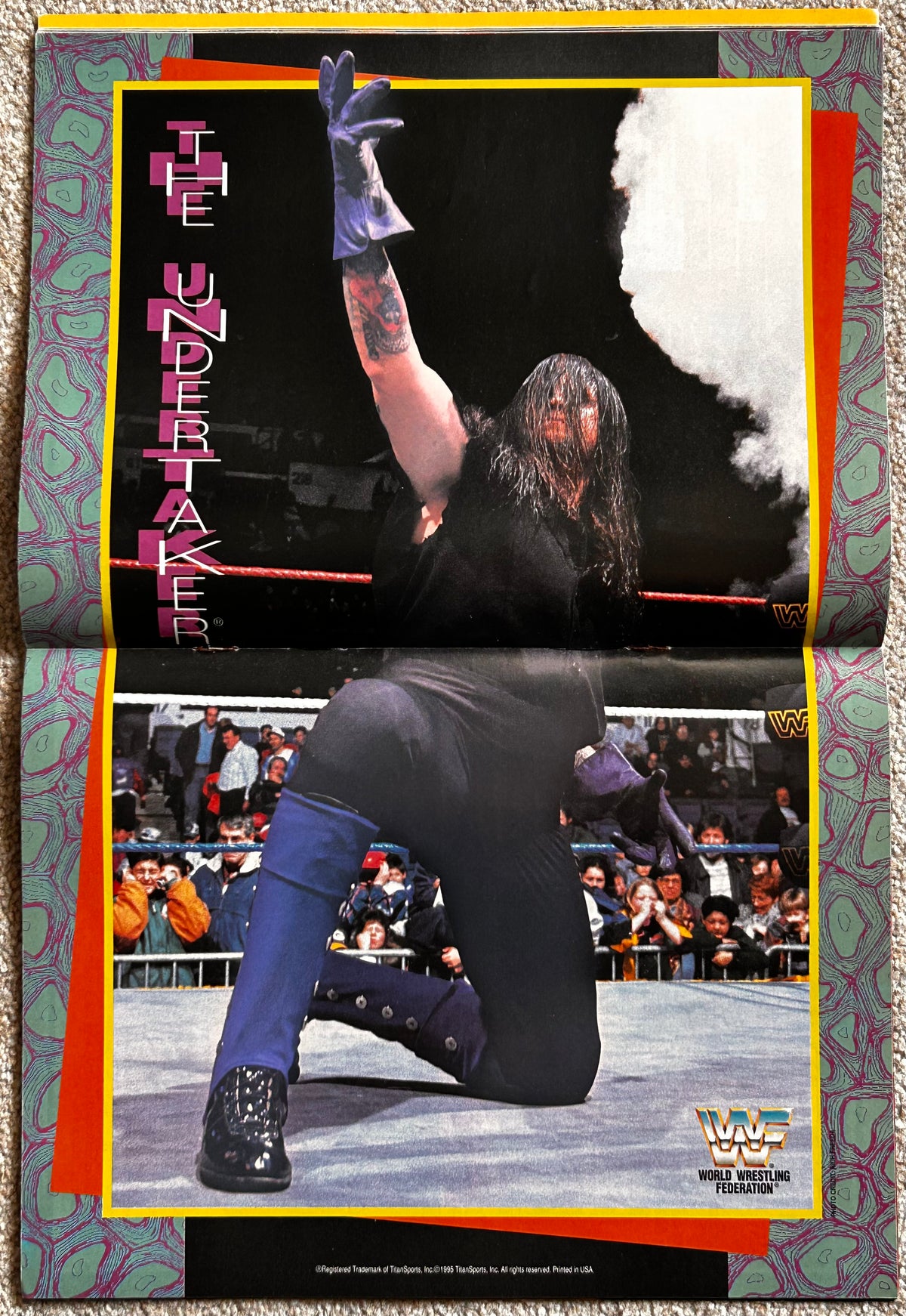 WWF Wrestling Germany Magazine May 1995 With Poster