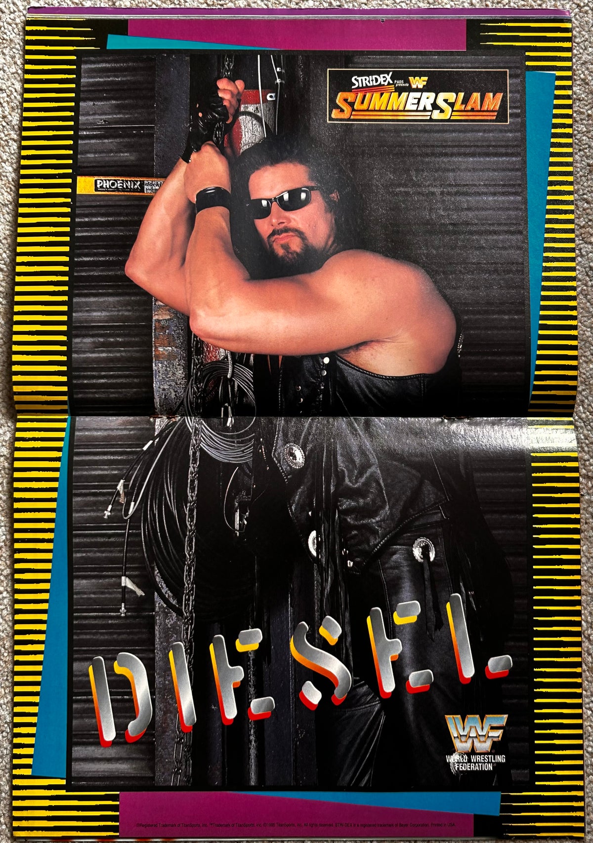 WWF Wrestling Germany Magazine September 1995 With Poster